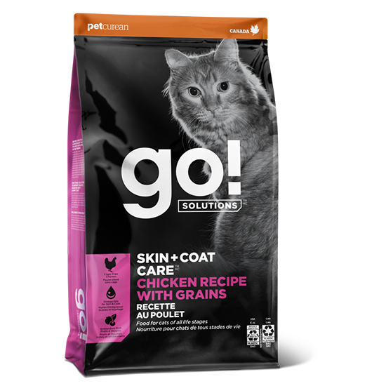 Picture of 8lbs SKIN + COAT CARE - Chicken With Grains Recipe For Cat 