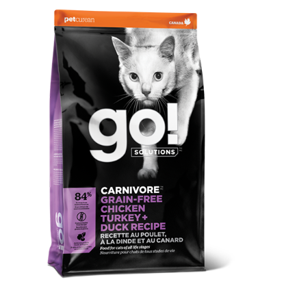 圖片 Go Solutions 活力營養系列-無穀物 雞肉＋火雞＋鴨肉 全貓糧配方 3磅