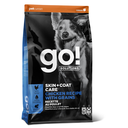 Picture of Go Solutions Skin + Coat Care - Chicken Recipe with Grains Recipe For Dog 12lbs