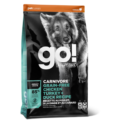 Picture of Go Solutions CARNIVORE Grain-Free Chicken, Turkey + Duck Adult Recipe for Dog 12lbs