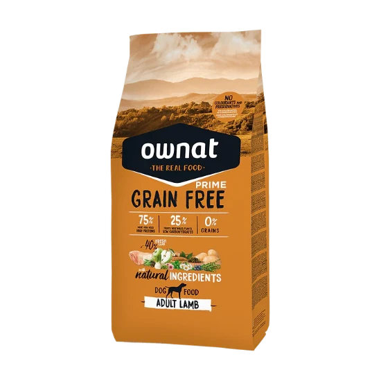 Picture of 3KG OWNAT GRAIN FREE ADULT LAMB