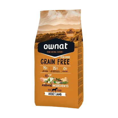 Picture of OWNAT GRAIN FREE ADULT LAMB 12KG