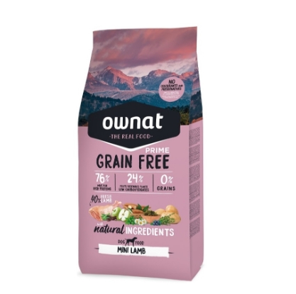 Picture of OWNAT GRAIN FREE MINI ADULT LAMB 3KG