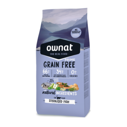Picture of OWNAT GRAIN FREE STERILIZED FISH 8KG