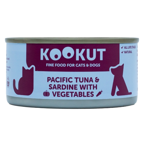 Picture of 150G PACIFIC TUNA & SARDINE WITH VEGETABLES