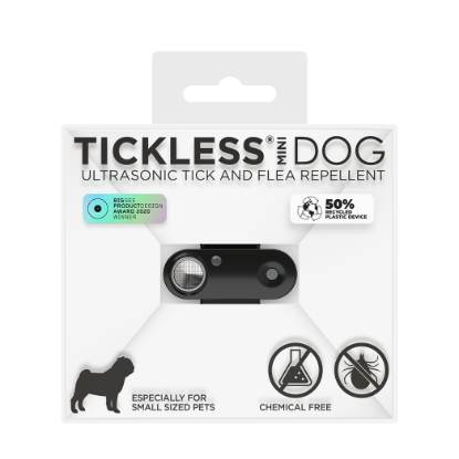 Picture of Tickless Mini Dog Ultrasonic Tick and Flea Repellent - Black