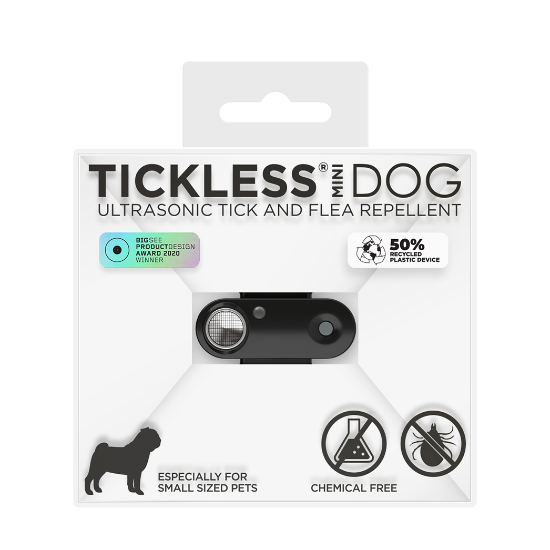 Picture of Tickless Mini Dog Ultrasonic Tick and Flea Repellent - Black