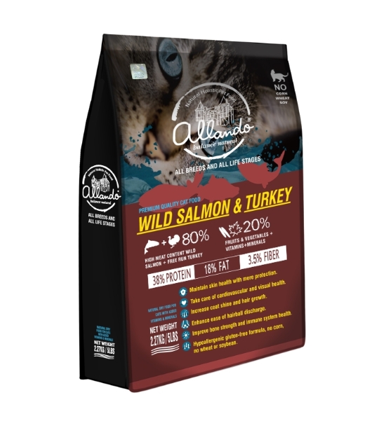 Picture of 1.2kg Wild Salmon + Turkey All Breed Cat Food