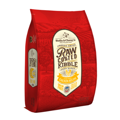 Picture of Stella & Chewy's Cage-Free Chicken Recipe Raw Coated Baked Kibble for Dogs 22 lb