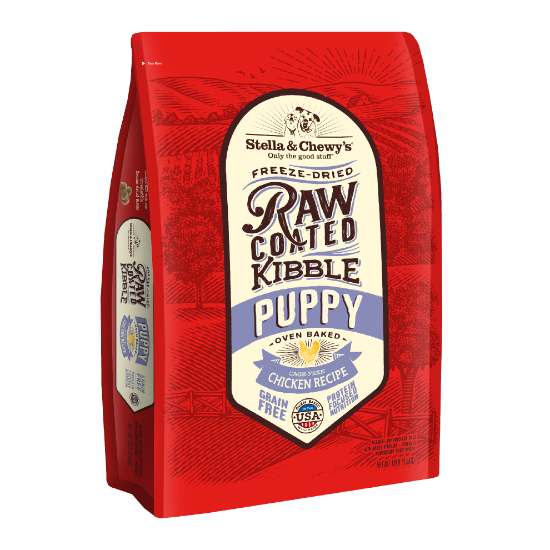 Picture of 10 lb. Cage-Free Chicken Recipe for Puppies Raw Coated Baked Kibble for Dogs 