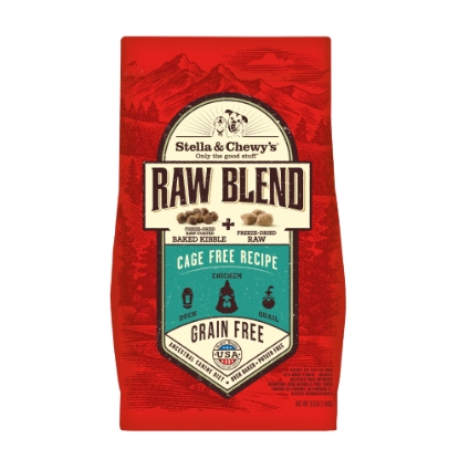 Picture of Stella & Chewy's Cage-Free Recipe Raw Blend Baked Kibble for Dogs 3.5 lb