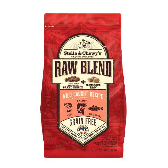 Picture of 3.5 lb. Wild Caught Recipe Raw Blend Baked Kibble for Dogs 