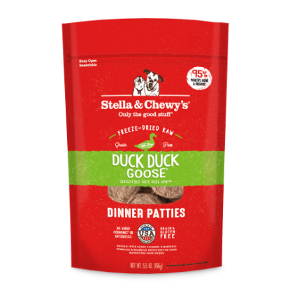 Picture of Stella & Chewy's Duck Duck Goose Freeze-Dried Raw Dog Food: Dinner Patties 25 oz