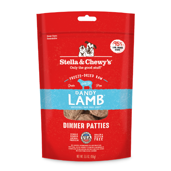 Picture of 25 oz. Dandy Lamb Freeze-Dried Raw Dog Food: Dinner Patties 