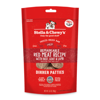 Picture of Stella & Chewy's Remarkable Red Meat Freeze-Dried Raw Dog Food: Dinner Patties 14 oz