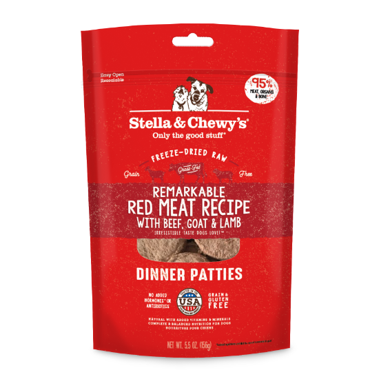 Picture of 14 oz. Remarkable Red Meat  Freeze-Dried Raw Dog Food: Dinner Patties 