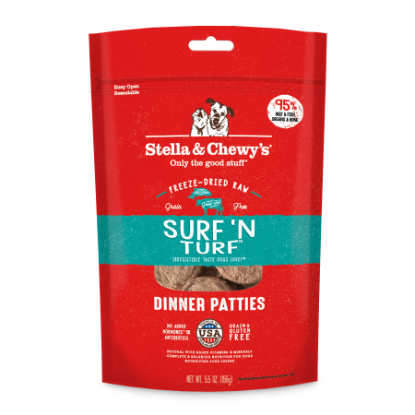 圖片 Stella and Chewy's 海陸佳餚 (牛肉及三文魚肉配方) 凍乾生肉狗狗主糧 14 oz