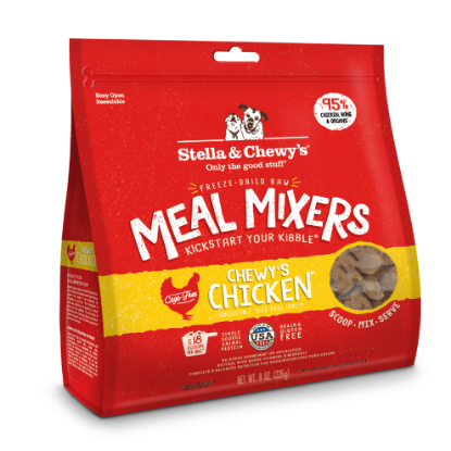 Picture of Stella & Chewy's Chewy's Chicken Meal Mixers Freeze-Dried Raw Dog Food Mixers & Toppers 8 oz