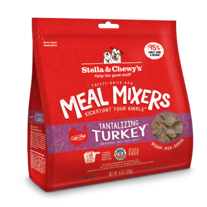Picture of Stella & Chewy's Tantalizing Turkey Meal Mixers Freeze-Dried Raw Dog Food Mixers & Toppers 8 oz