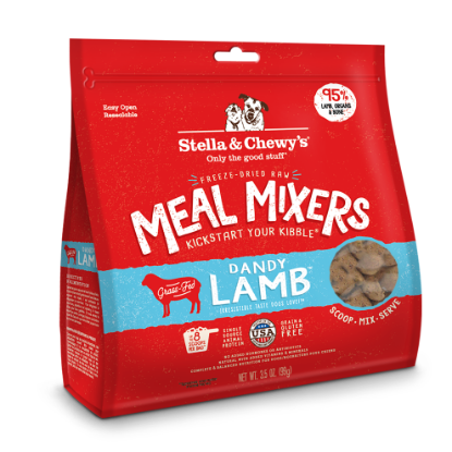 Picture of Stella & Chewy's Dandy Lamb Meal Mixers Freeze-Dried Raw Dog Food Mixers & Toppers 18 oz