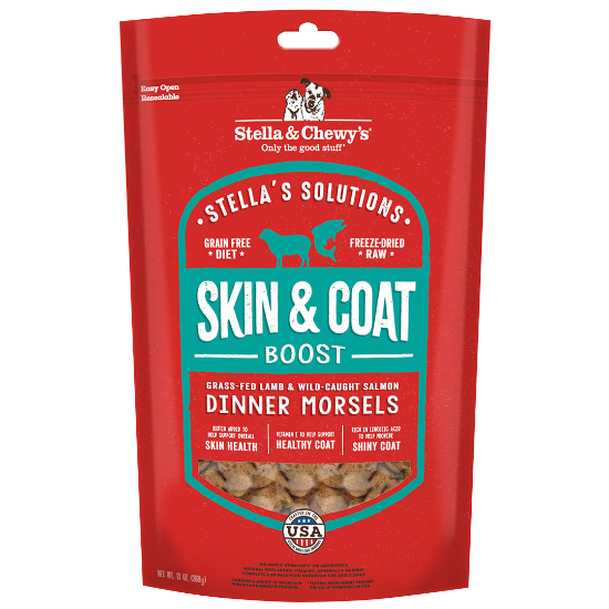 圖片 13 oz. 草飼羊及野生捕撈三文魚配方 功能配方 有助皮毛健康 凍乾生肉狗糧 