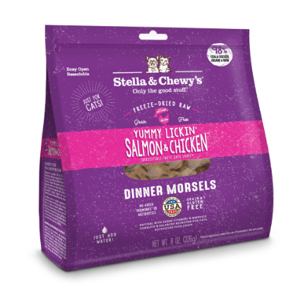 圖片 Stella and Chewy's 舔舌之選 (三文魚及雞肉配方) 凍乾生肉貓咪主糧 8 oz