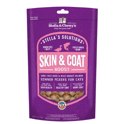 圖片 Stella and Chewy's 放養鴨及野生捕撈三文魚配方 功能配方 有助皮毛健康 凍乾生肉貓糧 7.5 oz
