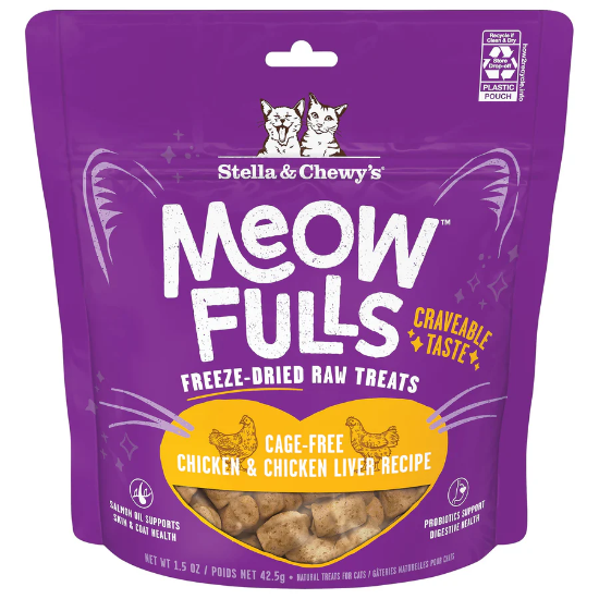 Picture of 1.5 o.z Meowfulls Chicken & Chicken Liver Recipe