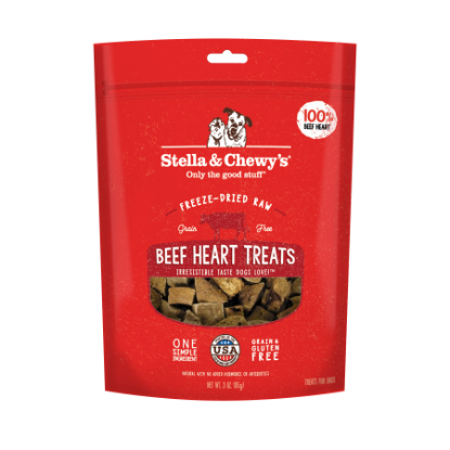 圖片 Stella and Chewy's 牛心 凍乾生肉單一材料小食 3 oz