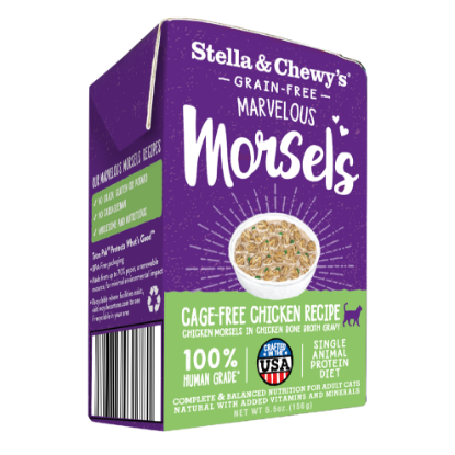 Picture of Stella & Chewy's Cage-Free Chicken Recipe Cat MARVELOUS Morsels 5.5 oz