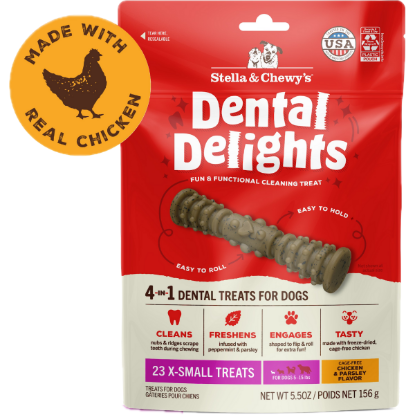 圖片 Stella and Chewy's 超小型犬 凍乾放養雞 4合1 趣味潔齒骨 (細) 23 支 袋裝
