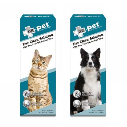 Picture of Dr. Pet Ear Clean Solution with Tea Tree Oil and Aloe Vera 118ml