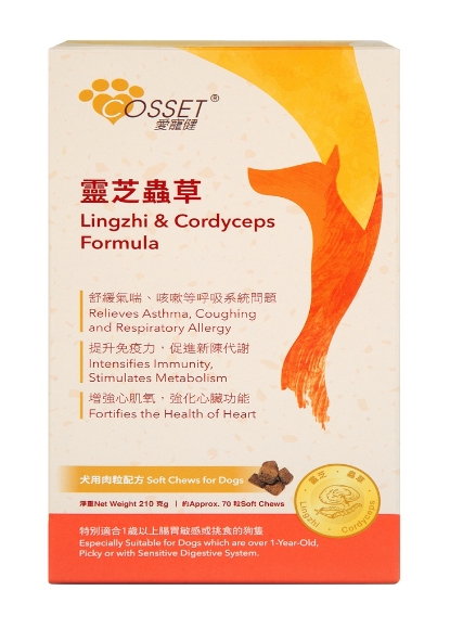 Picture of Cosset Lingzhi & Cordyceps Formula Soft Chews for Dogs 160's