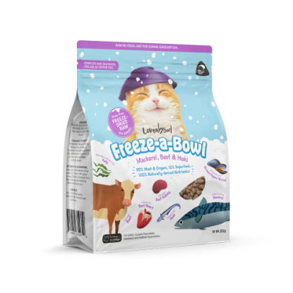 圖片 Loveabowl 牛肉雙魚海鮮配方 無穀物 貓 200g