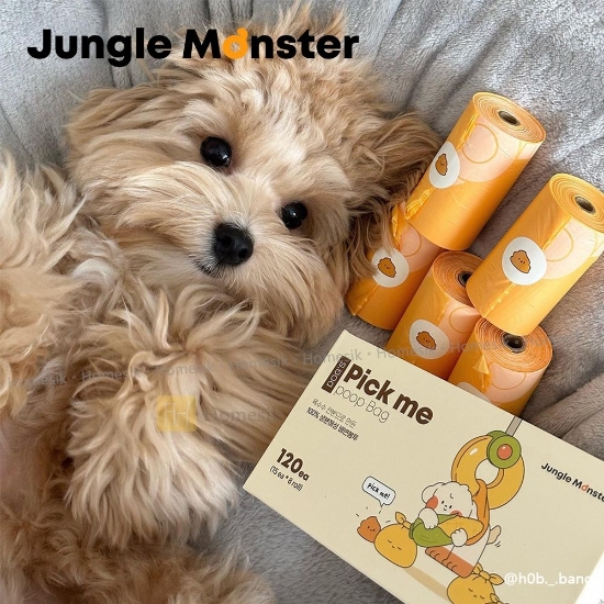 圖片 Pick Me 環保寵物便便袋 120個 (15個x8卷) 拾便袋 糞便袋 多用途垃圾袋