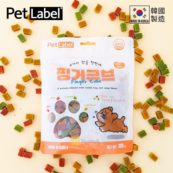 圖片 韓國貓狗綜合營養蔬菜肉類手指方塊 (300克) 零食粒 寵物小食