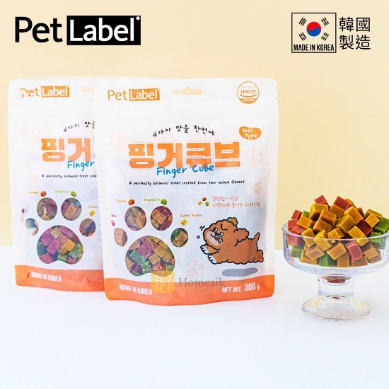圖片 韓國貓狗綜合營養蔬菜肉類手指方塊 (300克) 零食粒 寵物小食
