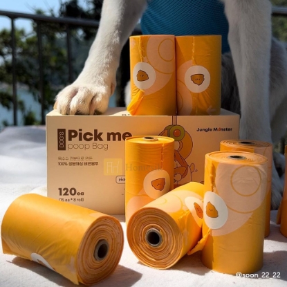 Picture of Dog's Pick Me Poop Bag 120pcs (15pcs X 8 rolls)