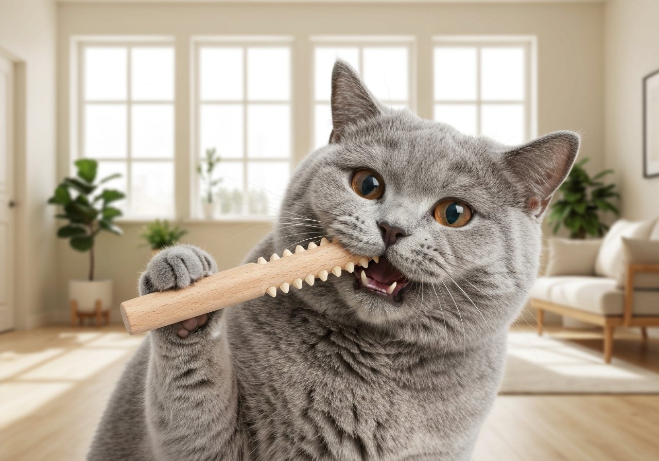 圖片 【貓潔牙棒終極指南】教你揀啱貓咪磨牙棒:木天蓼、貓草棒全分析