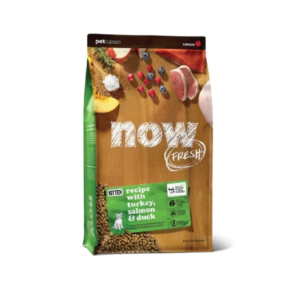 Picture of Now Fresh Grain Free Kitten Food - Turkey, Salmon & Duck 8lb 