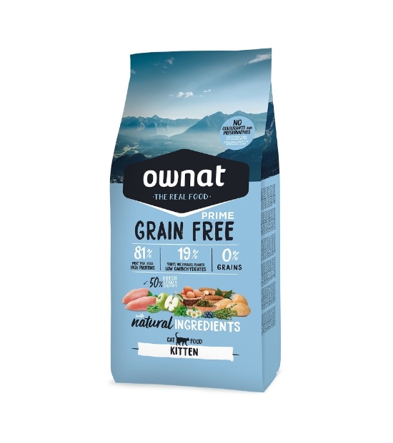 Picture of OWNAT GRAIN FREE KITTEN 3KG