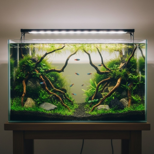 圖片 Nepall魚缸造景懶人包:新手必學5步 建造一尺半絕美水草缸