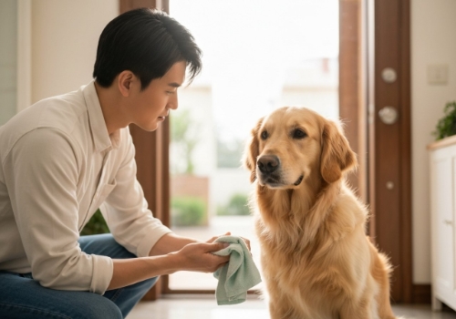 圖片 狗狗散步後點清潔?4個狗擦腳技巧告別髒腳印