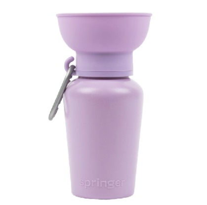Picture of Springer - Lilac 590ml Flip Travel Water Bottle