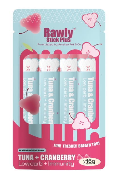 Picture of Rawly stick plus Tuna & Cranberry 16g 4 sticks/pack