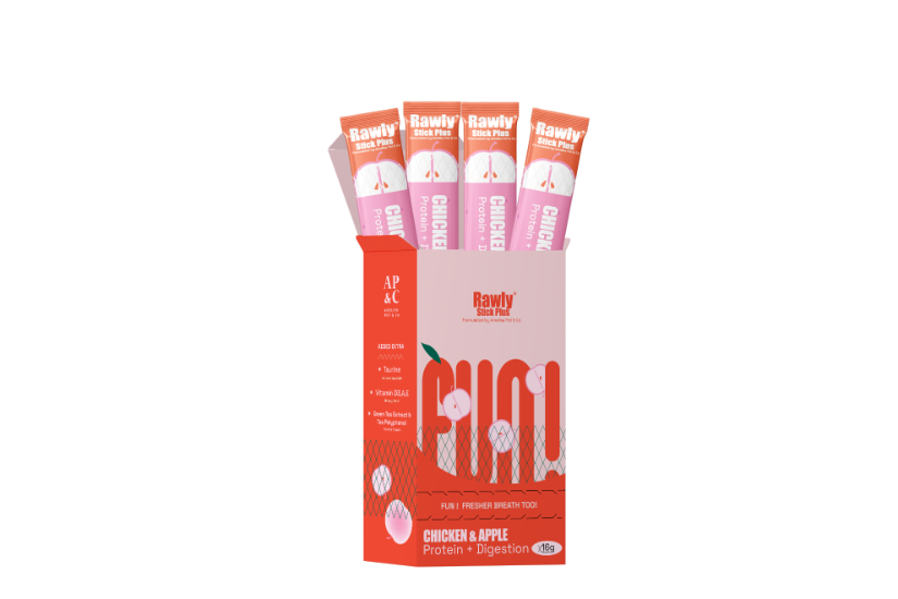 Picture of Rawly stick plus Chicken & Apple 16g 22 sticks/box