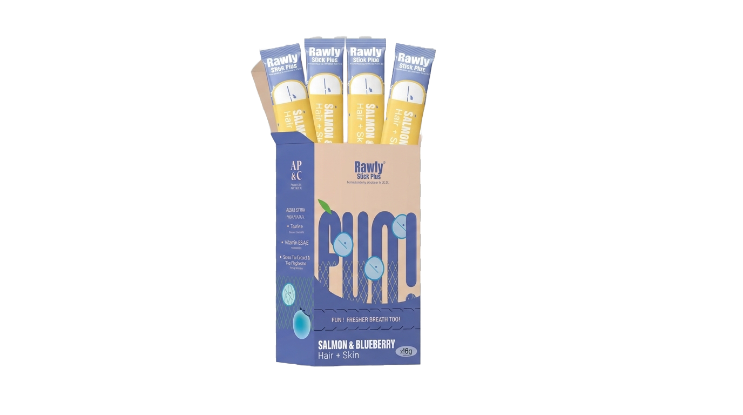 Picture of Rawly stick plus Salmon & Blueberry 16g 22 sticks/box