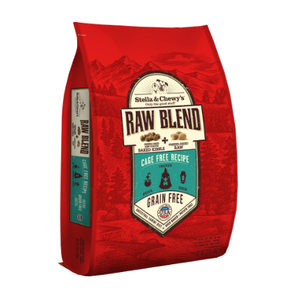 Picture of Stella & Chewy's Free Range Recipe Raw Blend Baked Kibble for Dogs 22 lb