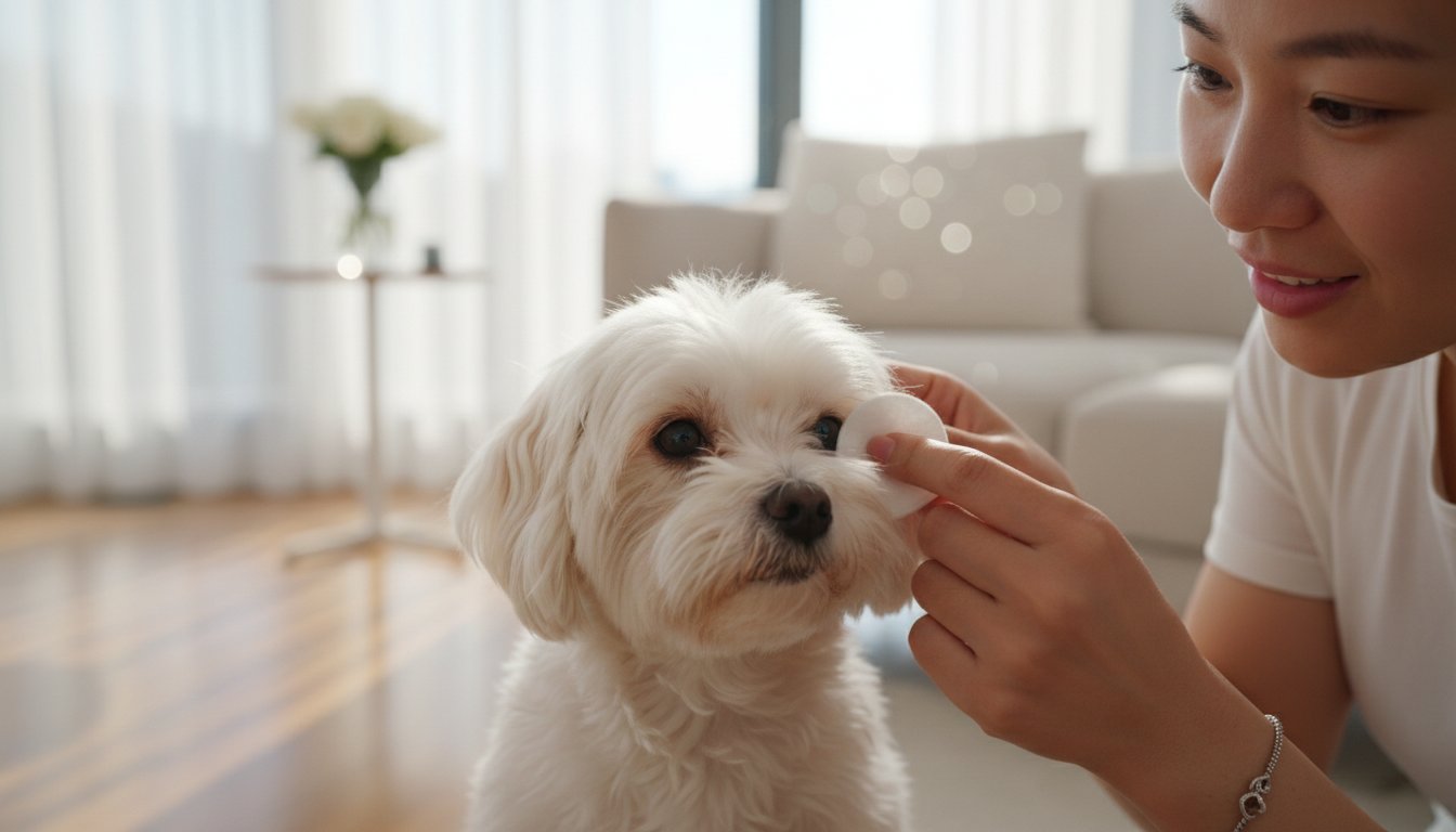 圖片 貓狗淚痕點改善?成因、Eye Envy淚痕粉使用步驟及預防方法