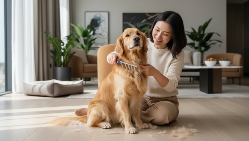 圖片 狗狗甩毛是生病了嗎？5步教你分辨正常換毛與異常脫毛